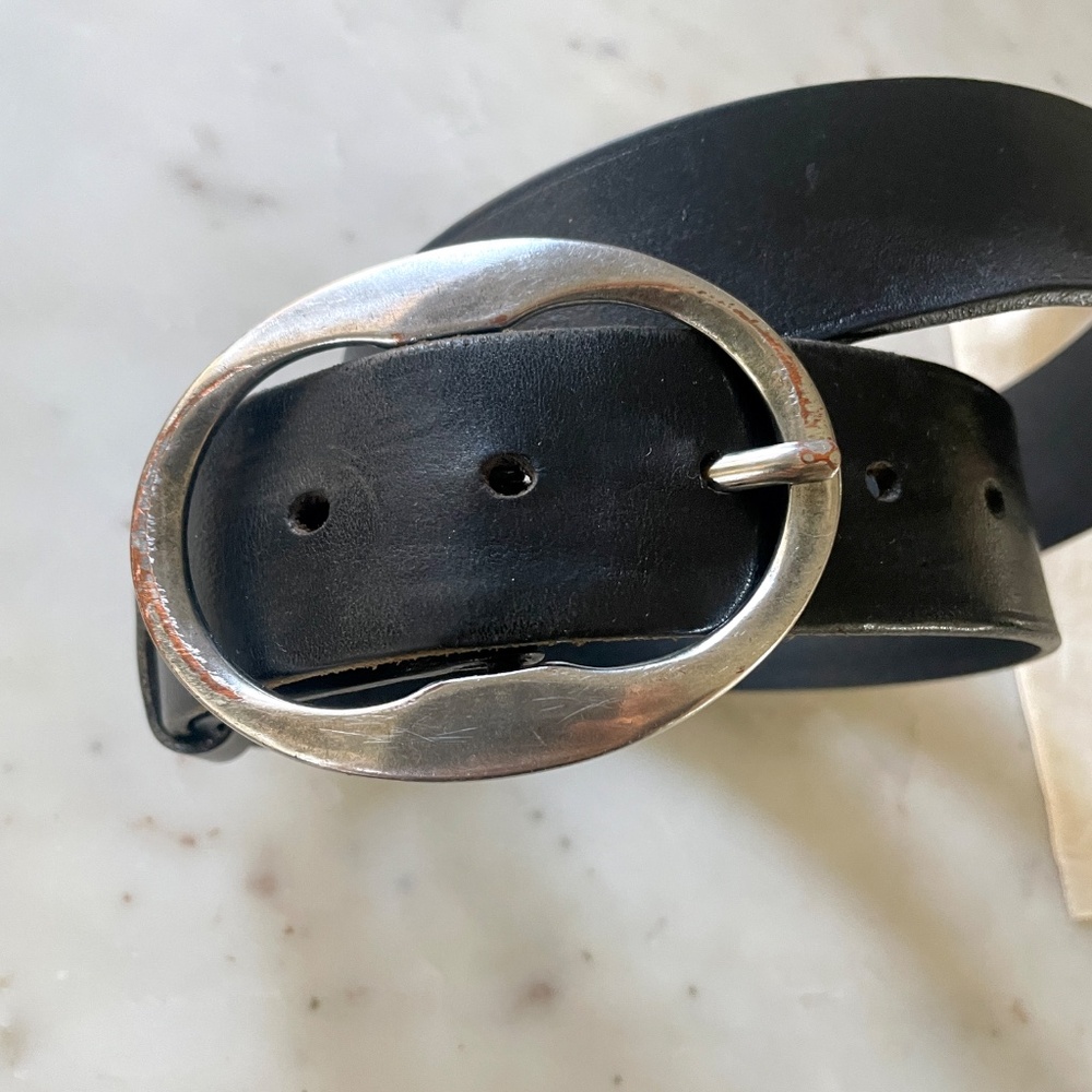 Isabel Marant Dara Black Leather Belt, Size M - Picture 9 of 17